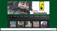 Desktop Screenshot of pedrosantaeulalia.com